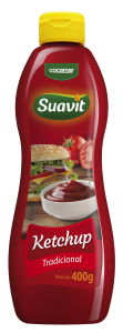 Mockup Ketchup Tradicional Suavit 400g